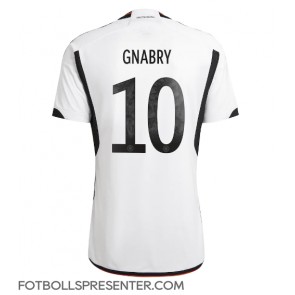 Tyskland Serge Gnabry #10 Hemma Matchtröja VM 2022 Kortärmad